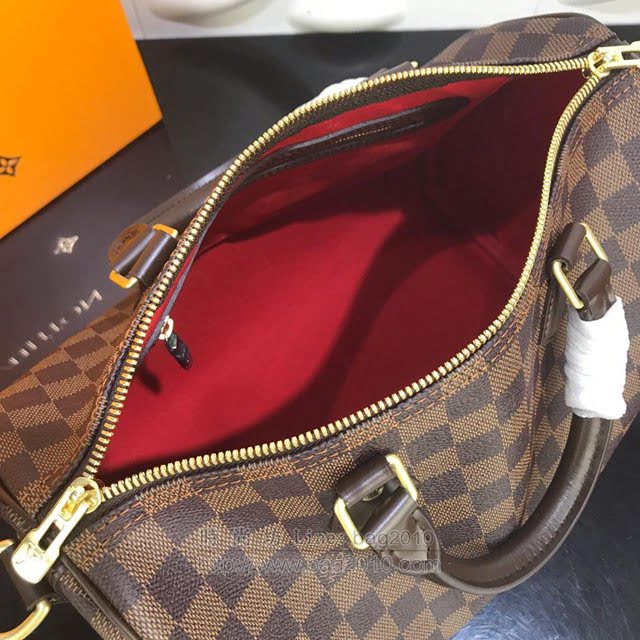 LV女包 N41376 路易威登Speedy 30手袋 LV旅行袋 LV手提袋 LV單肩斜挎包  ydh3025